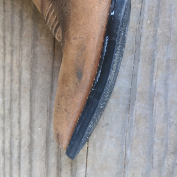 Ariat Women's Heritage Distressed Brown Western Boots Size 7B - Picture 10 of 16